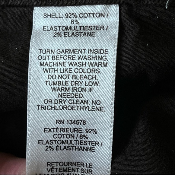 Vineyard Vines Black Denim Classic 5 Pocket Jeans Straight Leg Stretch Women 32 - Picture 9 of 9